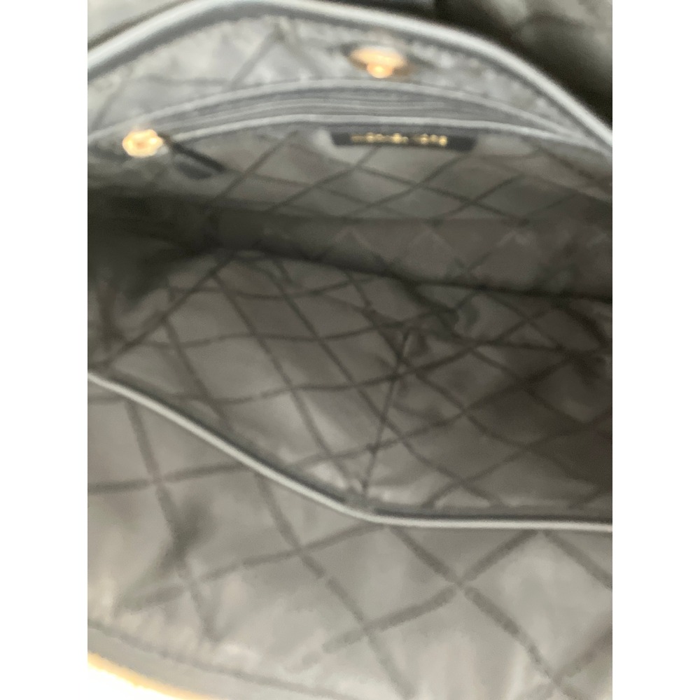 Michael Kors Black Saffiano‎ Leather Tote Bag Gold Hardware - Picture 12 of 15